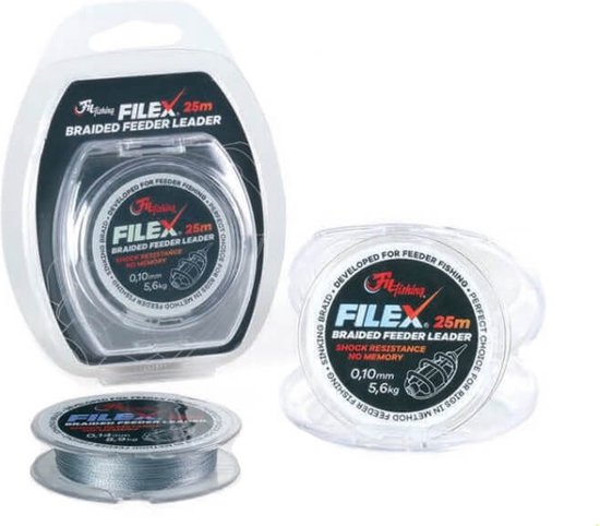 Filfishing - Filex Feeder Braid - Gevlochten onderlijn materiaal - 25 meter - 0,14 mm (8,9 kg) van Merkloos