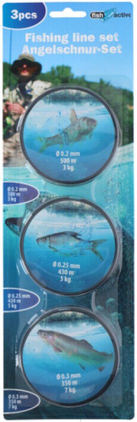 Fish Active vislijn - 3 Pack van Fish Active