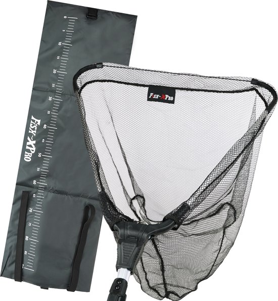 Fish-Xpro Allround landings set - Telescopisch Schepnet 50x50cm - Onthaakmat 100x30cm van Fish-Xpro