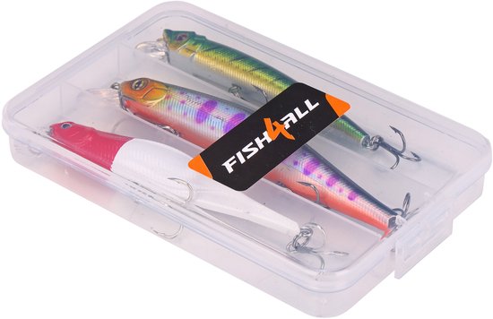 Fish4All Hardlure Kit Mix 1 Floating (3 Stuks) | Plug van Merkloos