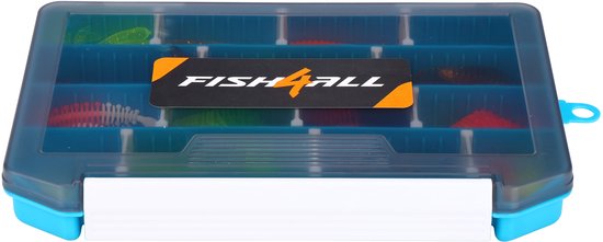 Fish4All Trout Softbait Box (97 stuks) | Shad van Merkloos