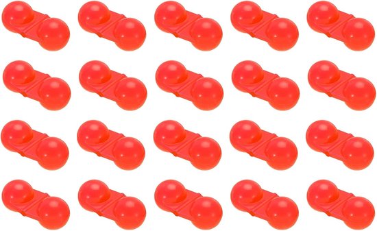 Fishing Double Rattle Beads - Catfish Rattles - Plastic Shell - Built-in Ring Beads - Chunky Rigs - Catfish Fishing Bead - Fishing Bell voor Lures en Vissen
