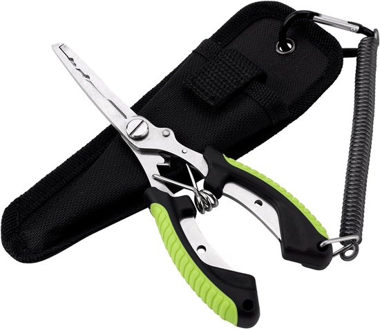 Fishing Pliers - Metalen Vissers Tangen - Multifunctionele Haakverwijderaar en Accessoires voor Vissen en Cadeaus voor Mannen van Merkloos
