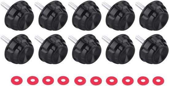 Fishing reel handle vervangingen - praktisch - duple schroefkappen - afdichtingen met vulknop - power accessoires - 10 stuks satelliet reel - hengelsport accessoires