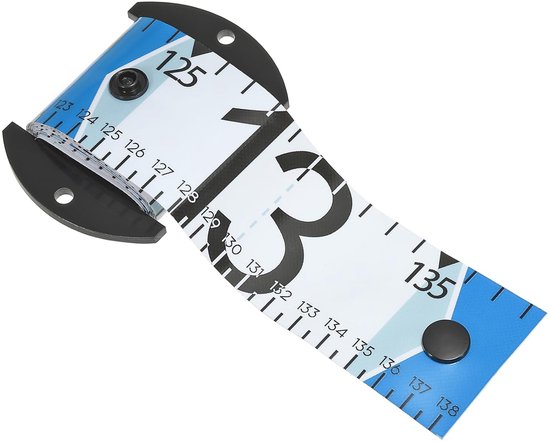 Fishing Ruler - 130 cm Flexibele Waterdichte Portable met Hengelverpakking voor Werkbank - Kayaking - Vissen - Blauw van BOOM'S FISHING