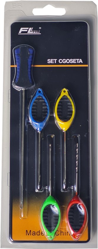 FL- karpervissen 5-Delige boilie Baiting Tool Set-boilienaaldenset van Merkloos