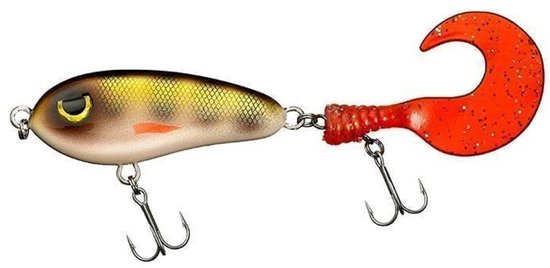 Fladen Scary Tail Jerkbait 19cm (30g) Green Explosion | Jerkbait van Merkloos