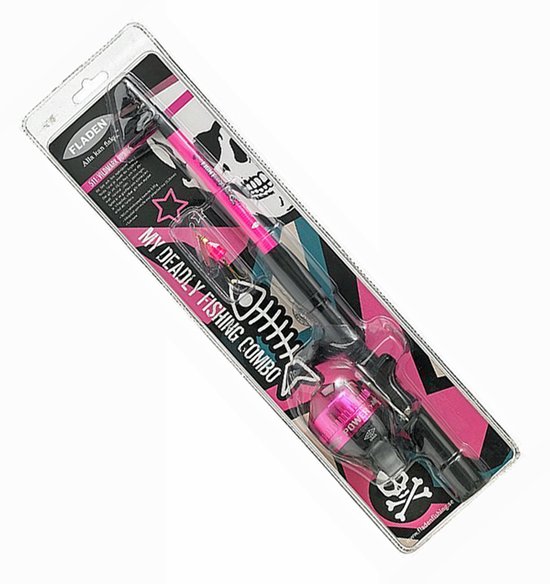 Fladen Tele Spincast Combo Pink - Vishengel