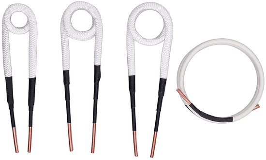 Flexibele Inductieverwarmingsspoel voor het verwijderen van bouten en moeren - 20mm, 25mm, 30mm en 750mm lengte met messing kern voor eenvoudige bediening
