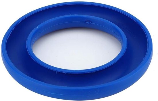 Flexibele Siliconen Spoelhouder Ring voor Naaien, Borduren en Creatief Handwerken - Blauw, 14x14 cm van Merkloos