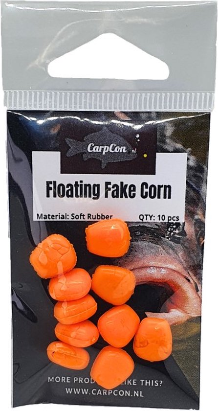 Floating Fake Corn - Soft - Oranje - 10 stuks - Zachte Pop Up Mais van FLO