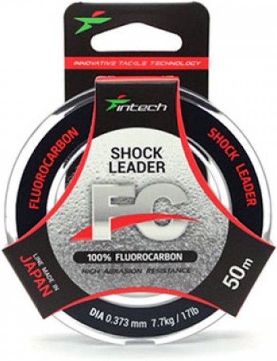 Fluorocarbon Shock Leader - 0.218mm - 50m - 3.1kg/6.8lb - Fluorcarbon Voorslag voor Zeevissen, Roofvissen & Karpervissen van Merkloos