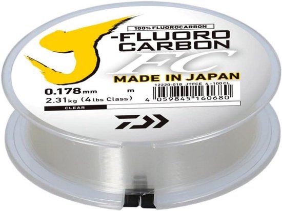 Fluorocarbon Vislijn 100m Sterk en Onzichtbaar