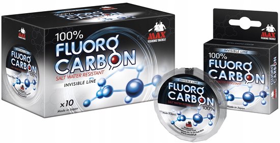 Fluorocarbon Vislijn Max Fishing Team - 0,12 mm / 10 m van Max Fishing Team