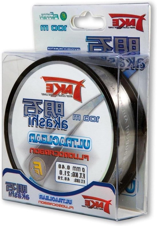 Fluorocarbon Vislijn - Visdraad Lijn - Vissen - Ultraclear - 100 meter 012 mm - Transparant