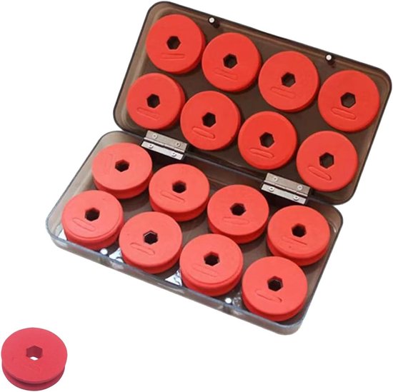 Foam Spools voor Visserslijn met Plastic Opbergdoos en Wikkelbord - 16 Stuks Visaccessoires voor Organisatie en Opslag