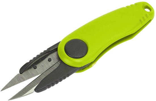 Foldable Fishing Tackle Cutter Clipper, Portable Shrimp Shaped Fishing Line Scissors, Fishing Tackle Folding Scissors, for Cutting Line with Protective Case