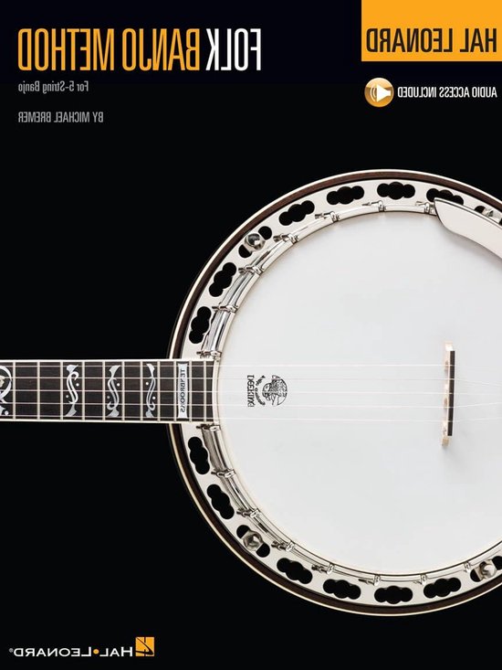 Folk Banjo Methode - 5-Snaar Banjo Lesboek - Banjo Leren Spelen - Inclusief Online Audio - 64 Pagina's van Merkloos