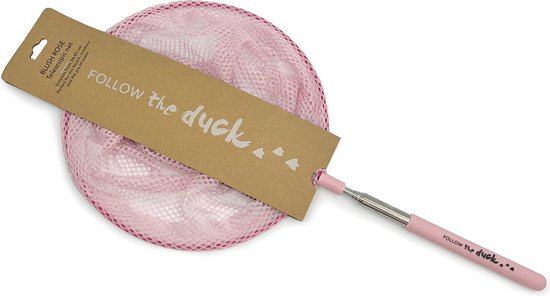 FOLLOW THE DUCK Telescopisch Net Blush Roze.