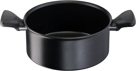 Fonda Antiaanbakpan van 100% gerecycled aluminium, Ø 20 cm, inductiekookpan met gas en oven, kookweergave, thermosignaal, krasbestendige coating, ergonomische handgreep