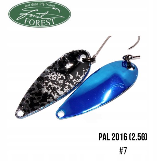 Forest PAL 2016 Wobbler 2,5g Flash Blauw - Vliegvissen van Forest