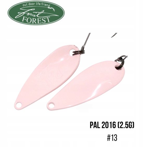 Forest PAL 2016 Wobbler 2.5g - Lichtroze van Merkloos