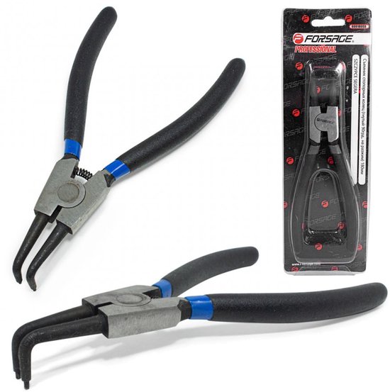 Forsage F-609180SB - Seger Ring Tang - Extern Gebogen - 180 mm - Automotive van Merkloos