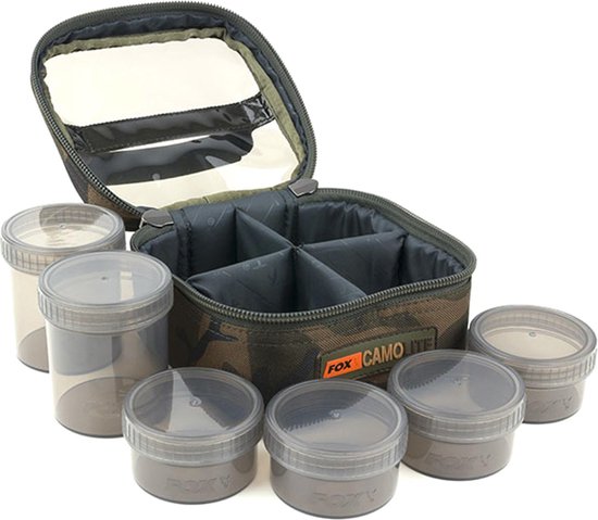 Fox - Camolite Glug 6 Pot Case - Camo van Fox