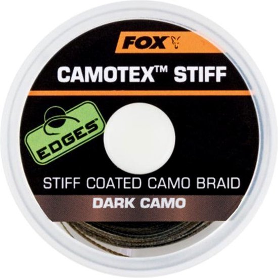 Fox Camotex Stiff | Onderlijnmateriaal | Dark Camo | 20lb van Fox