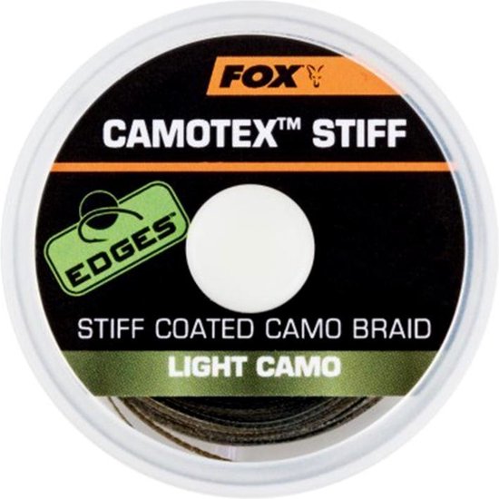 Fox Camotex Stiff | Onderlijnmateriaal | Light Camo | 20lb van Fox
