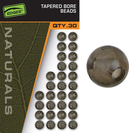 Fox Carp - End Tackle Naturals Tapered Bore Beads x 30 - Fox Carp van Fox