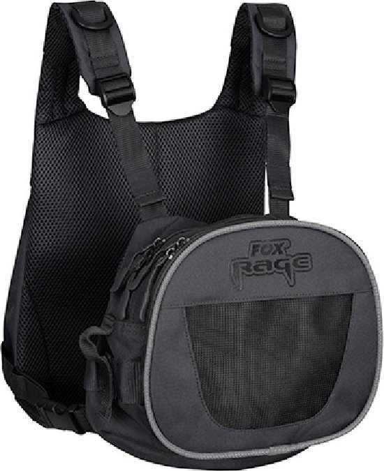 Fox Carp Fox Rage Chest Pack Zwart van Fox