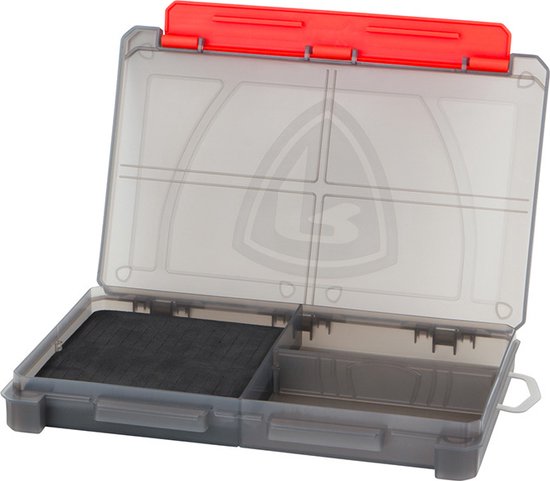 Fox Carp Fox Rage Compact Storage Box - Medium Trans Zwart Medium van Fox