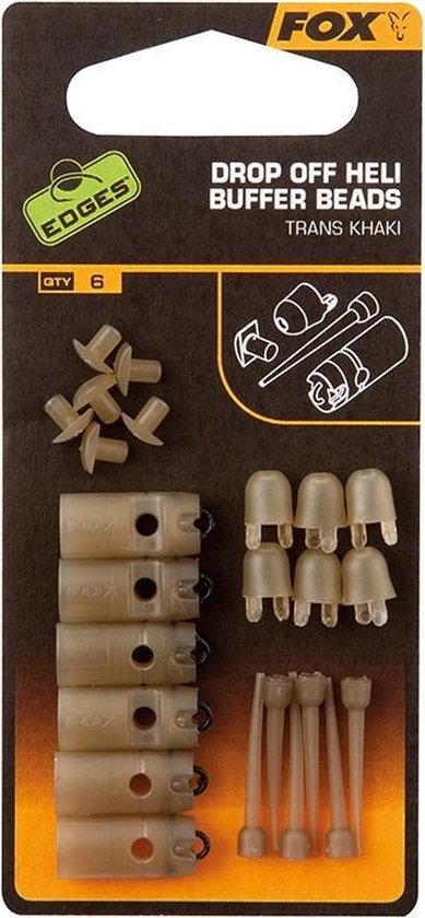 Fox Edges Drop-Off Heli Buffer Bead - Khaki van Fox