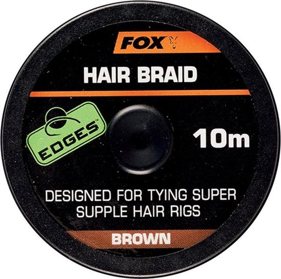 Fox Edges Hair Braid X - 10m - Brown - Bruin van Fox