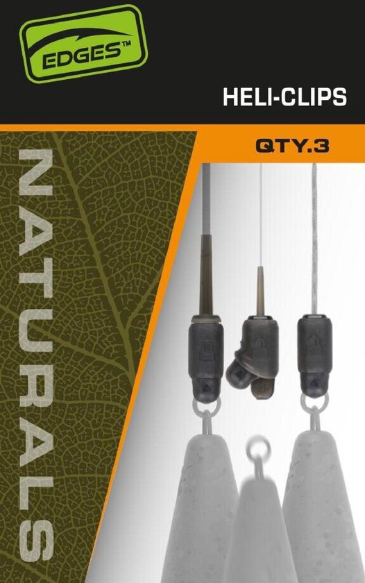 Fox Edges Naturals Heli-Clips (3 pcs)