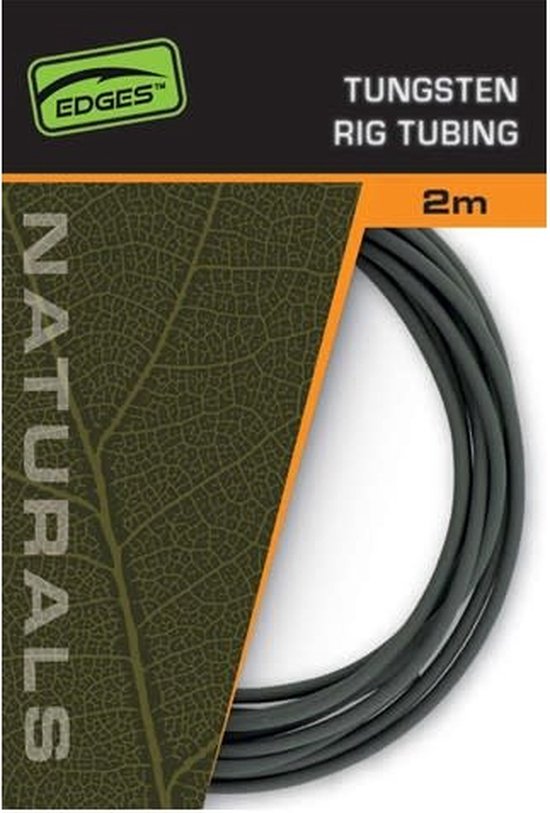 Fox Edges Naturals Tungsten Rig Tubing 2m Natural Green van Fox