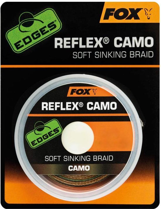 Fox Edges Reflex Soft Sinking Braid - Onderlijnmateriaal - Camouflage - 25lb - Camouflage van Fox