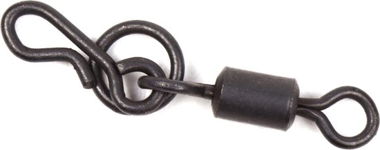 Fox - Edges Ring Kwik Connector Swivel Combo | Maat 7 - Zwart van Fox