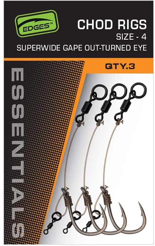 FOX Edges Super Wide Gape Chod Rigs - Onderlijn van Merkloos