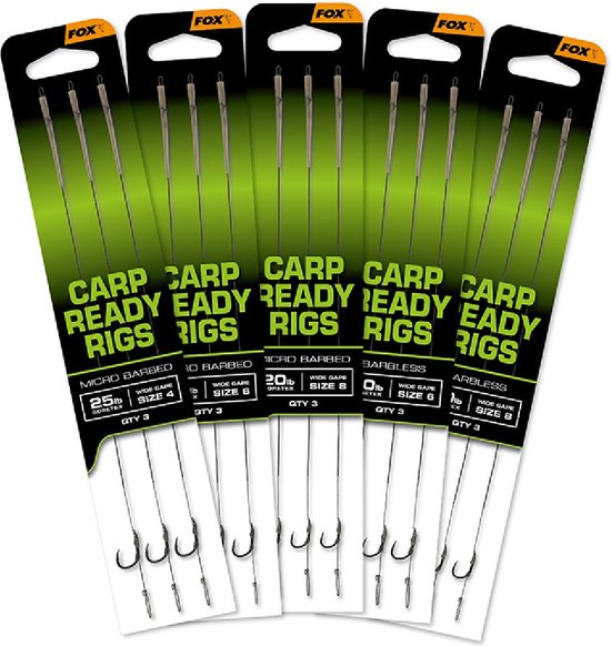 FOX EOS Wide Gape Ready Rigs - Onderlijn van Merkloos