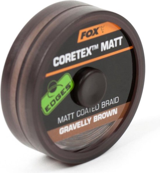 Fox Matt Coretex | Onderlijnmateriaal | Gravelly Brown | 15lb van Fox