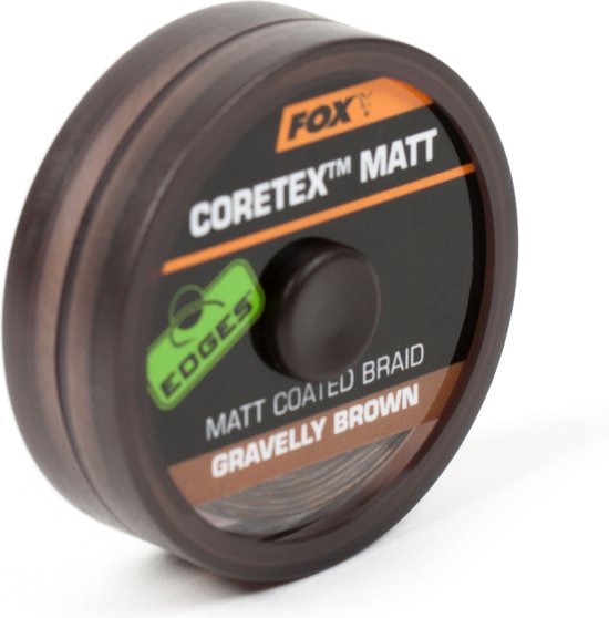 Fox Matt Coretex - Onderlijnmateriaal - Gravelly Brown - 25lb - Bruin van Fox