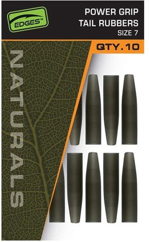 Fox Naturals Power Grip Tail Rubbers Size 7 van Fox