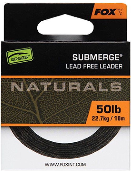 Fox Naturals Submerge Leader 10m van Fox