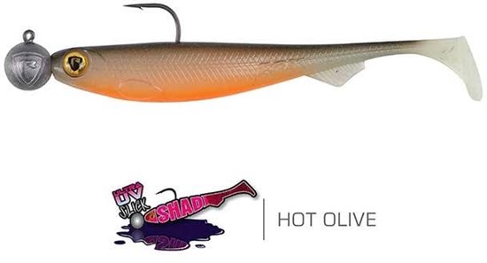 Fox Rage Loaded Ultra UV Slick Shad 13cm - haak 4/0 - 15g (1 pc) - Kleur : Wagasaki