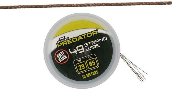Fox Rage Predator 19-S Coated Steel Wire 10m van Fox
