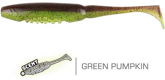 Fox Rage Scent Shad Groen 9cm van Merkloos