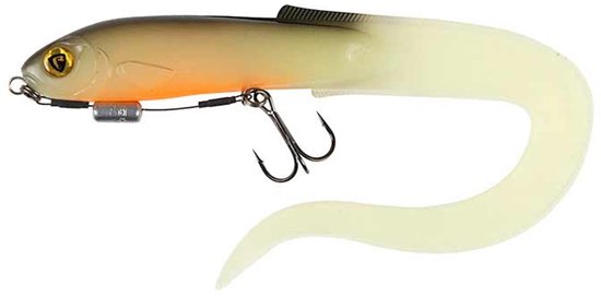Fox Rage Slick Eel Loaded 21cm/8.2"" Size 2 - UV Hot Olive van Fox Rage