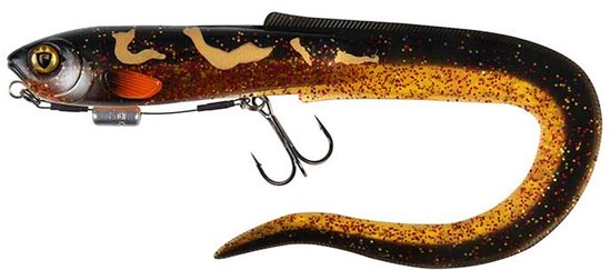 Fox Rage Slick Eel Loaded 28cm/11"" Size 1/0 - Burbot van Fox Rage